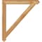 Ekena Millwork Traditional Arts & Crafts Rough Sawn Bracket, Western Red Cedar, 4"W x 38"D x 42"H BKT04X38X42TRA03RWR - alternate 3